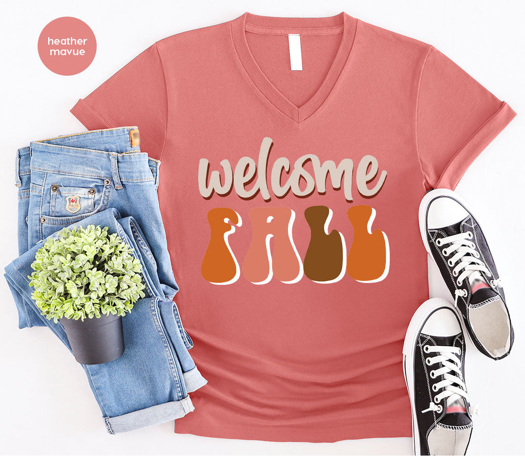 Welcome Fall Shirt, Season 2022 T-Shirt, Funny Tee, to Gift product image 25