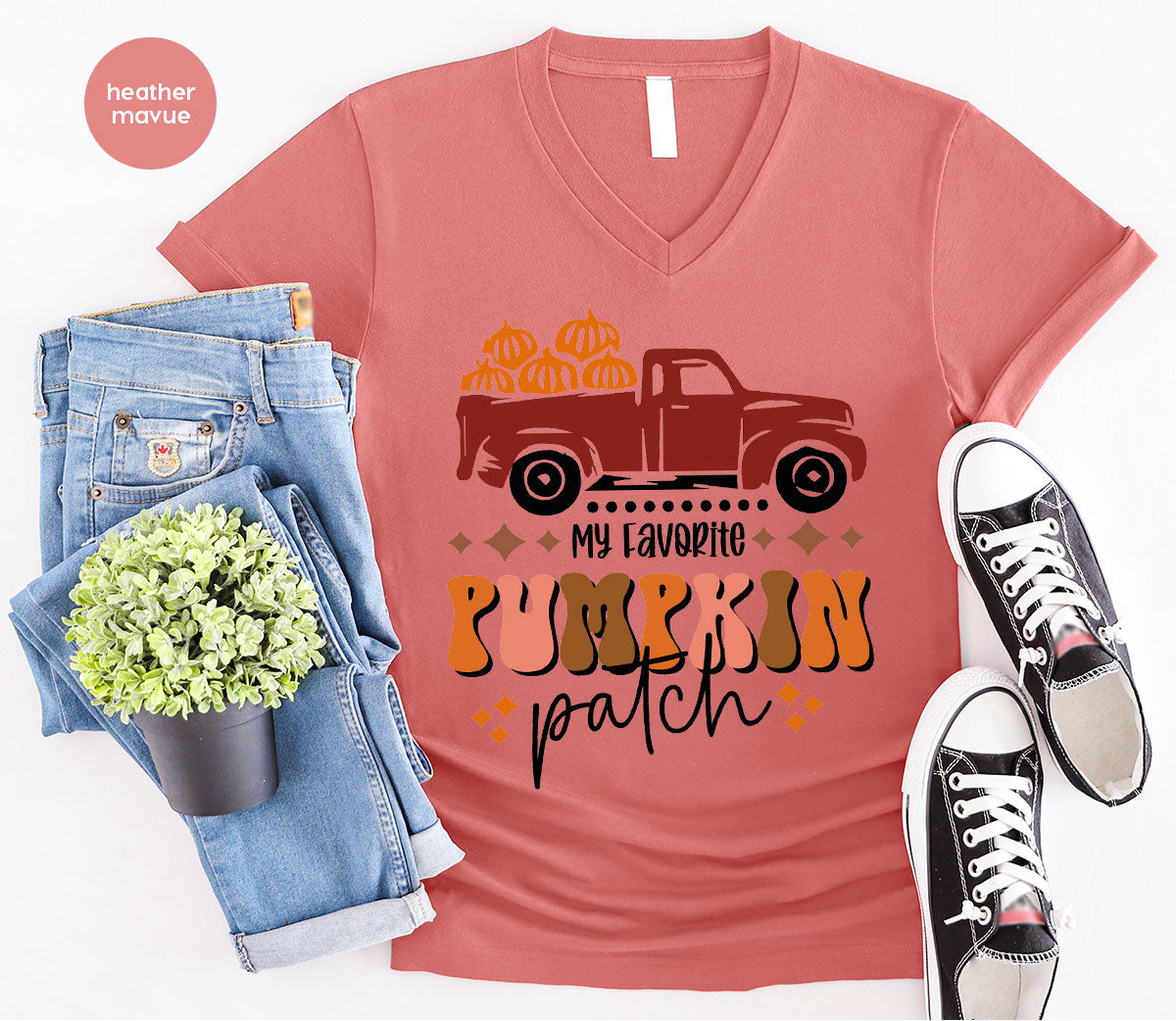 Pumpkin Truck Shirt, 2022 Harvest Season T-Shirt, Tee product image 23