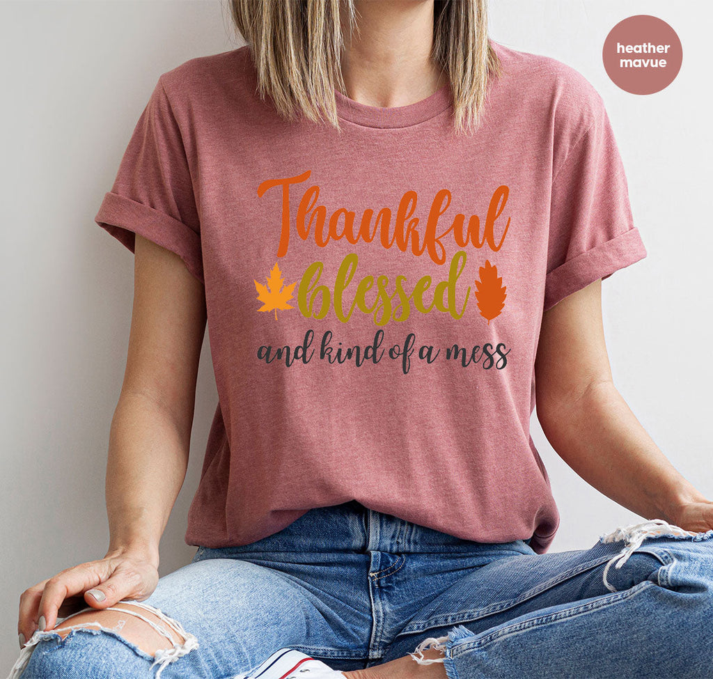 2023 Thanksgiving Fall Shirt, Thankful For Hoodie product image 17