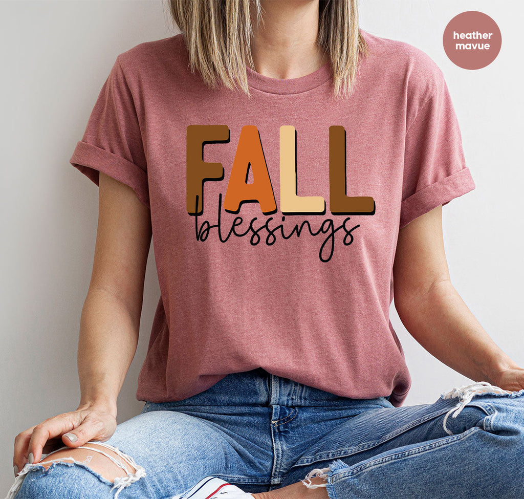 Fall Blessings Shirt, 2022 Season Autumn Graphic Tee product image 22