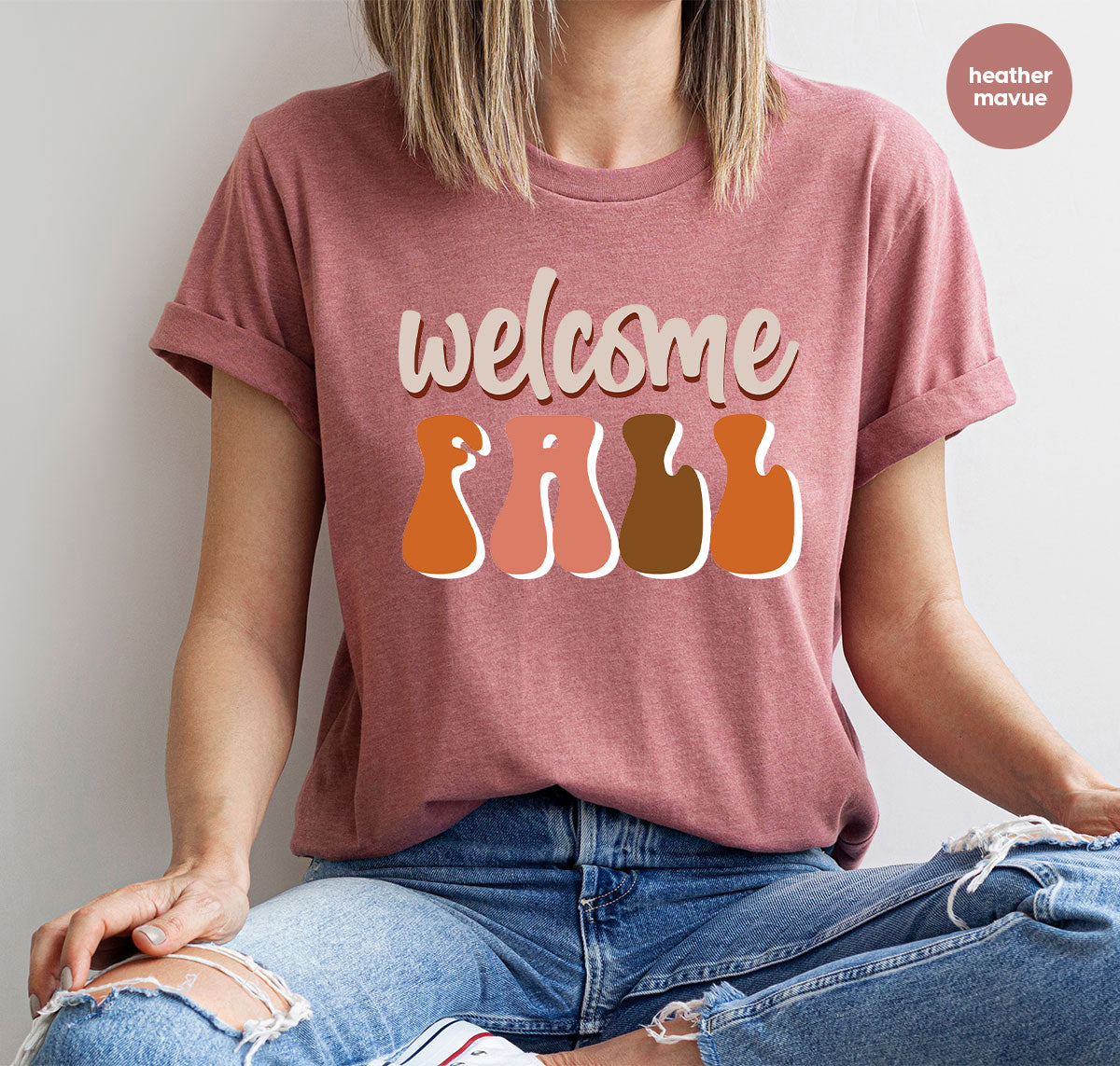 Welcome Fall Shirt, Season 2022 T-Shirt, Funny Tee, to Gift product image 24
