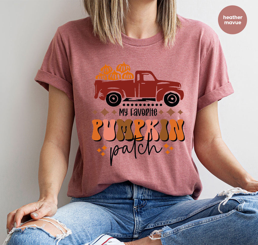 Pumpkin Truck Shirt, 2022 Harvest Season T-Shirt, Tee product image 22