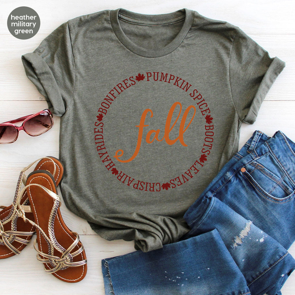 Circle Fall Shirt, Halloween T-Shirt, Tee product image 24