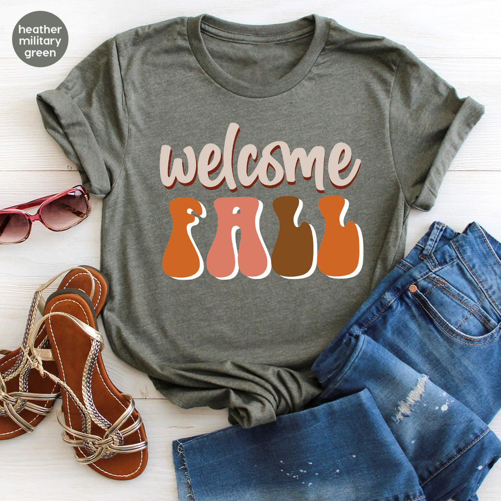 Welcome Fall Shirt, Season 2022 T-Shirt, Funny Tee, to Gift product image 26