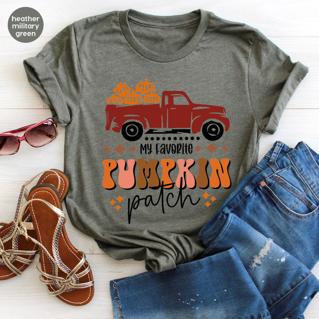 Pumpkin Truck Shirt, 2022 Harvest Season T-Shirt, Tee product image 24