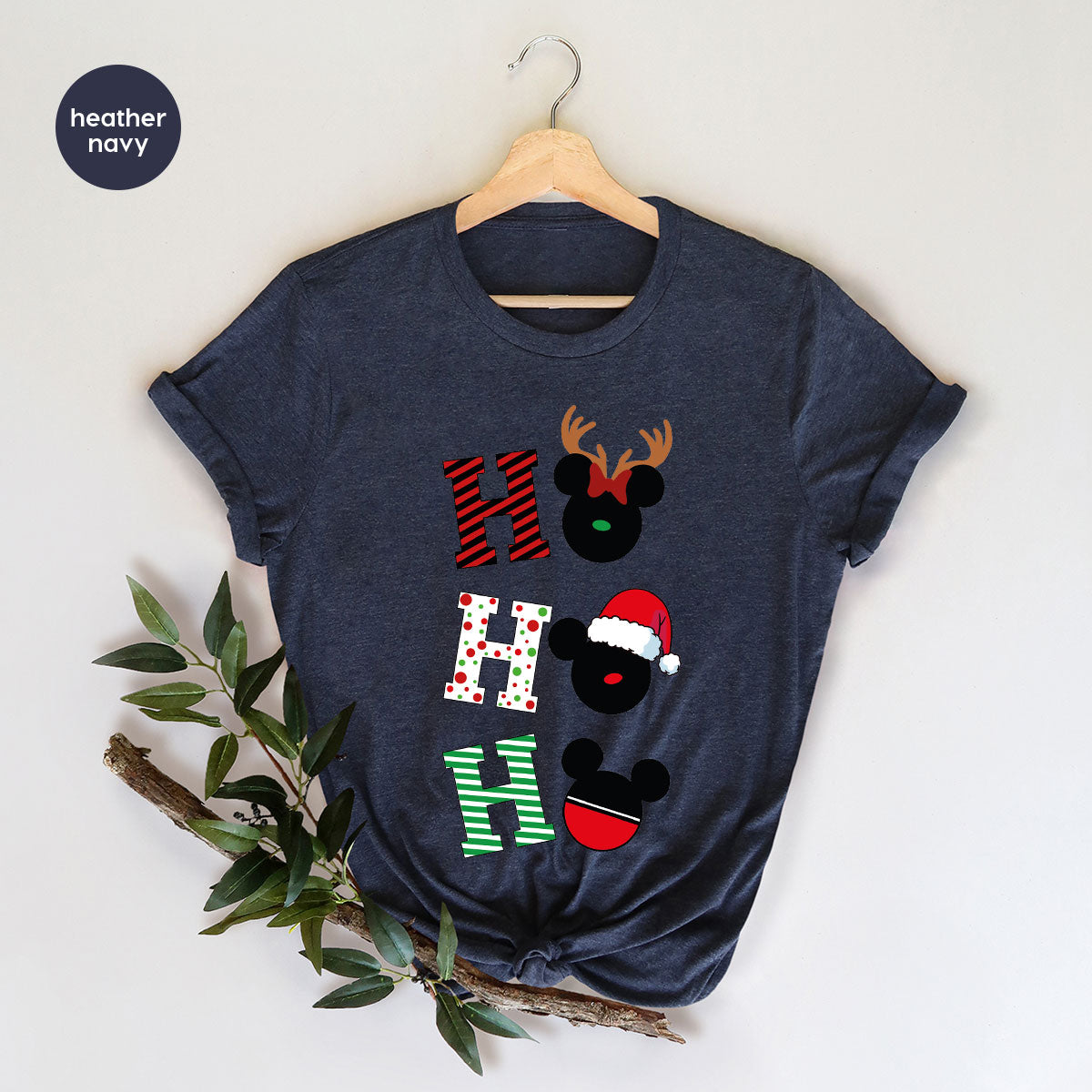 H For Christmas T-Shirt, Deer Shirt, Funny 2023 Tee Family product image 17