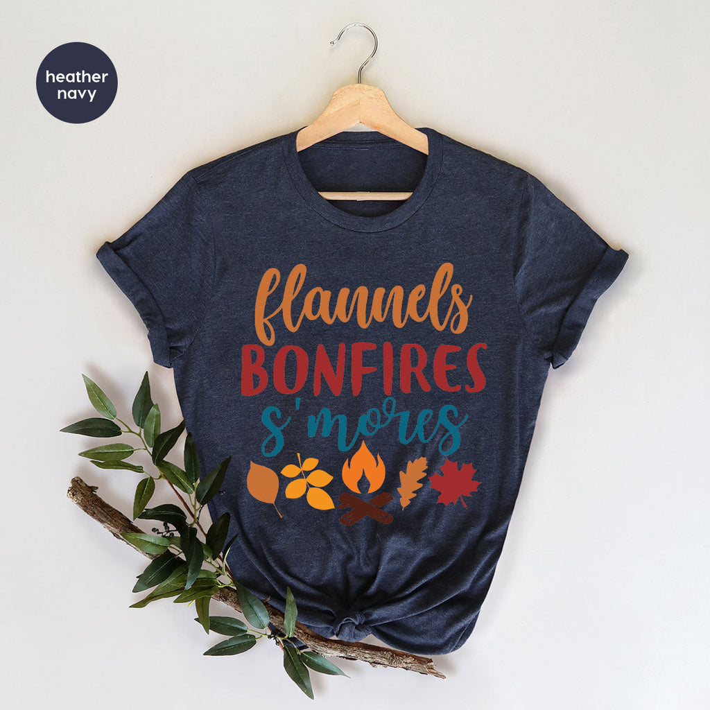 Thanksgiving Fall T-Shirt, 2022 Season Shirt, Bonfires Gift product image 25