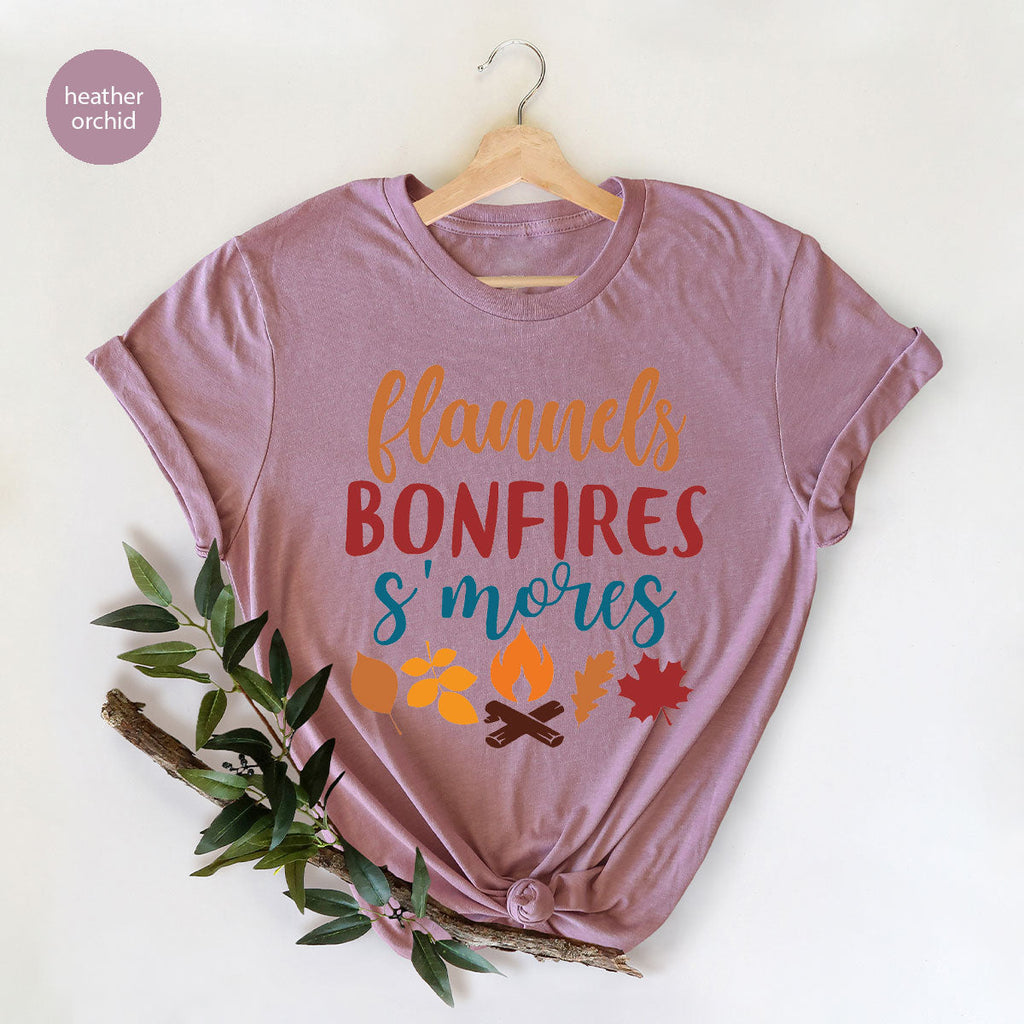 Thanksgiving Fall T-Shirt, 2022 Season Shirt, Bonfires Gift product image 26
