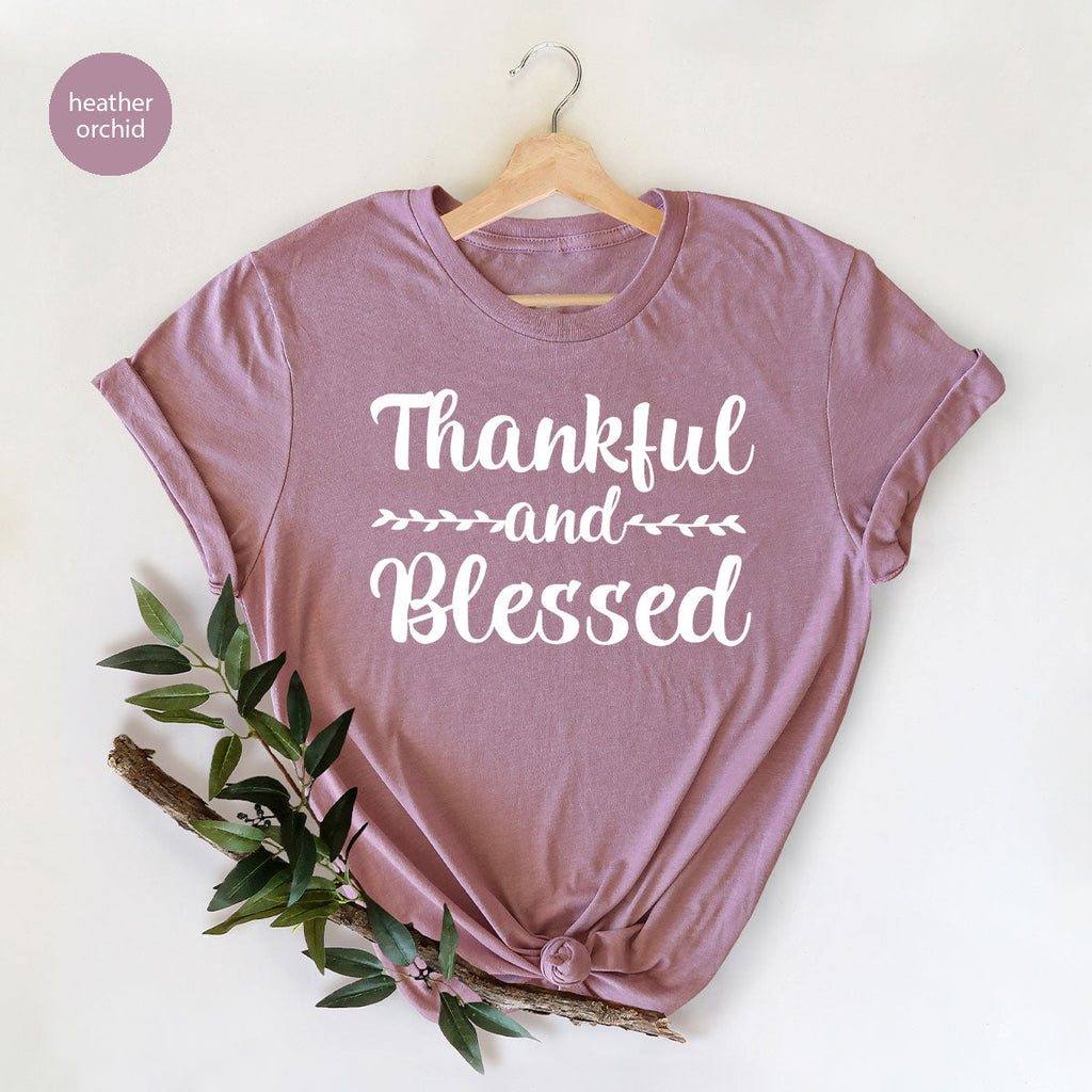 Thankful and Blessed Shirt, 2022 Thanksgiving Design product image 26
