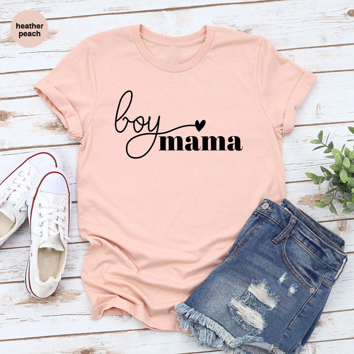Mom and Boy Shirt. Mama Love Gift For Mother Tee product image 17