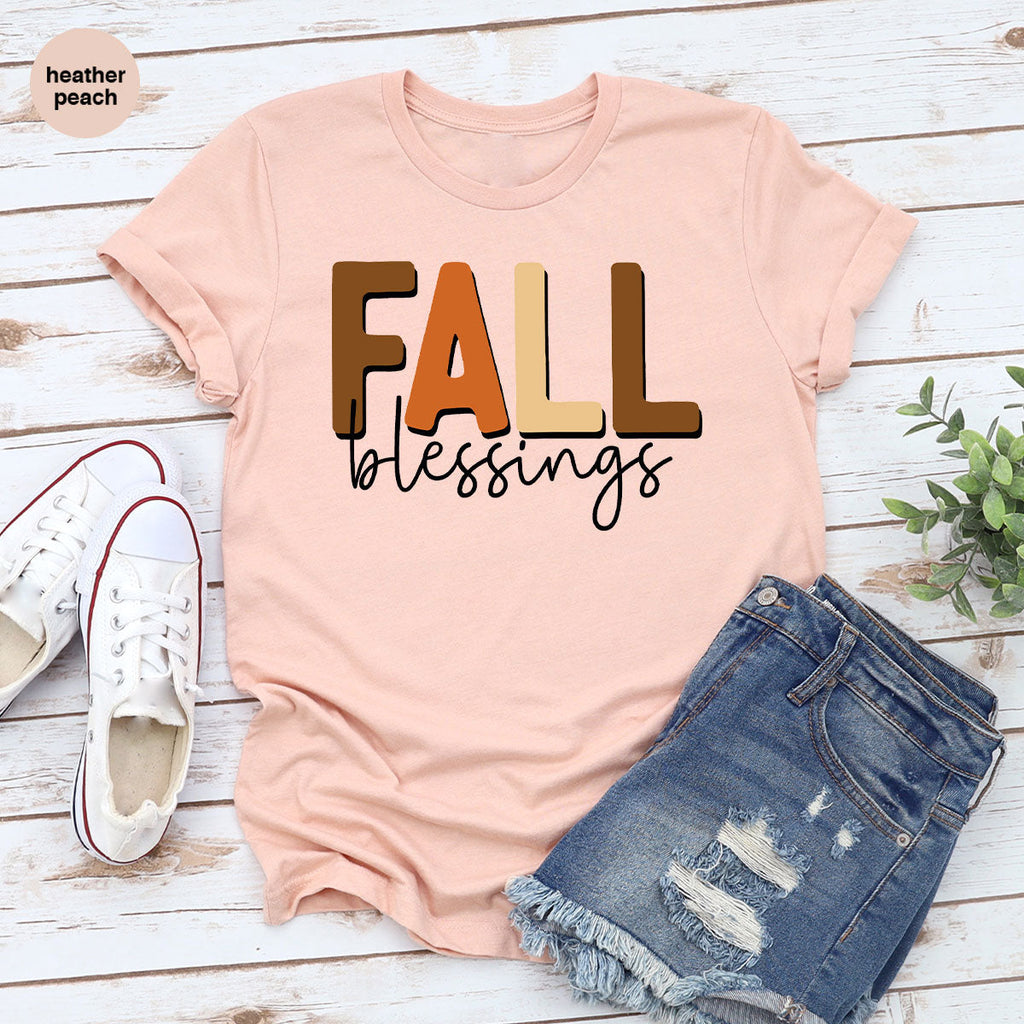 Fall Blessings Shirt, 2022 Season Autumn Graphic Tee product image 27