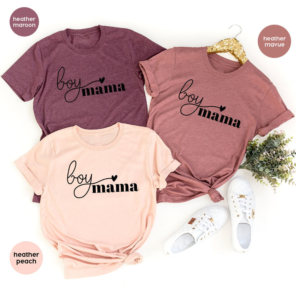 Mom and Boy Shirt. Mama Love Gift For Mother Tee product image 18