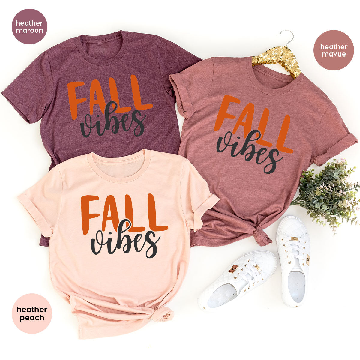 Fall Vibes Shirt, 2023 Tee For Families product image 25