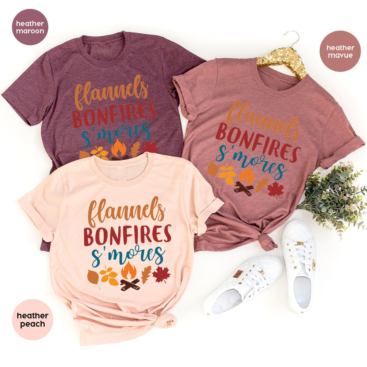Thanksgiving Fall T-Shirt, 2022 Season Shirt, Bonfires Gift product image 28