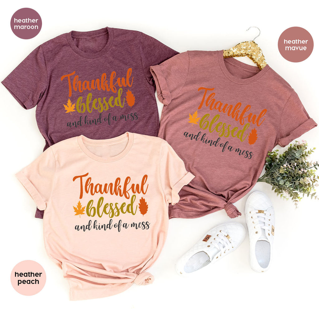 2023 Thanksgiving Fall Shirt, Thankful For Hoodie product image 23