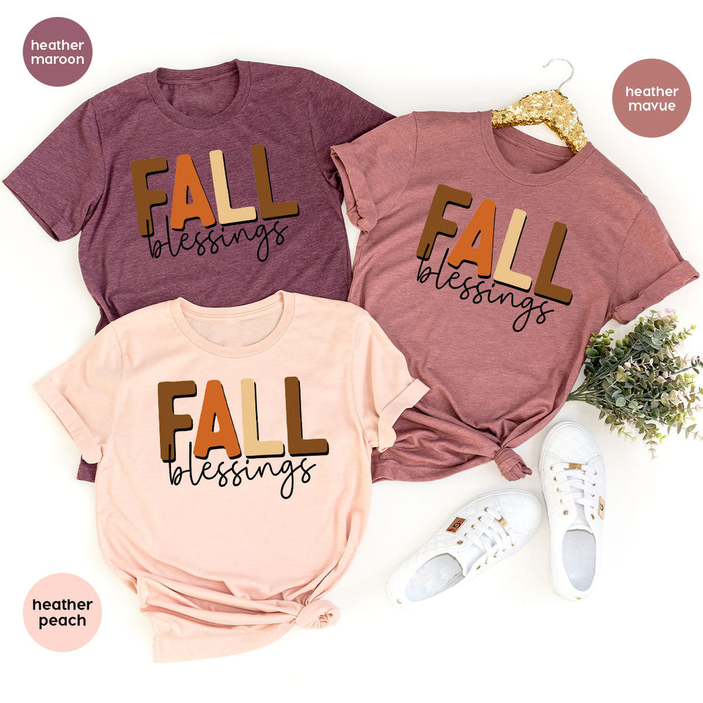 Fall Blessings Shirt, 2022 Season Autumn Graphic Tee product image 28