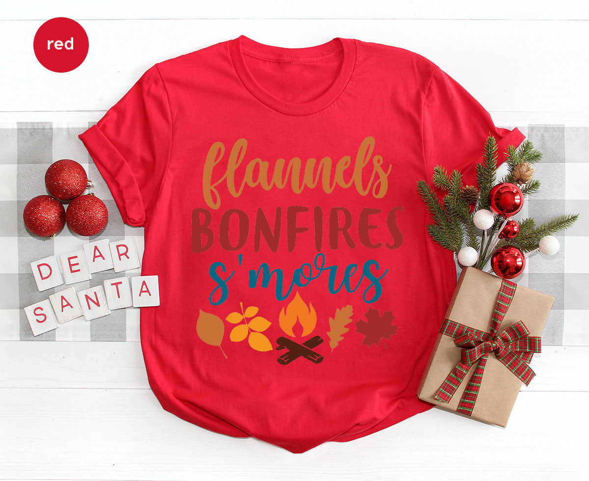 Thanksgiving Fall T-Shirt, 2022 Season Shirt, Bonfires Gift product image 30