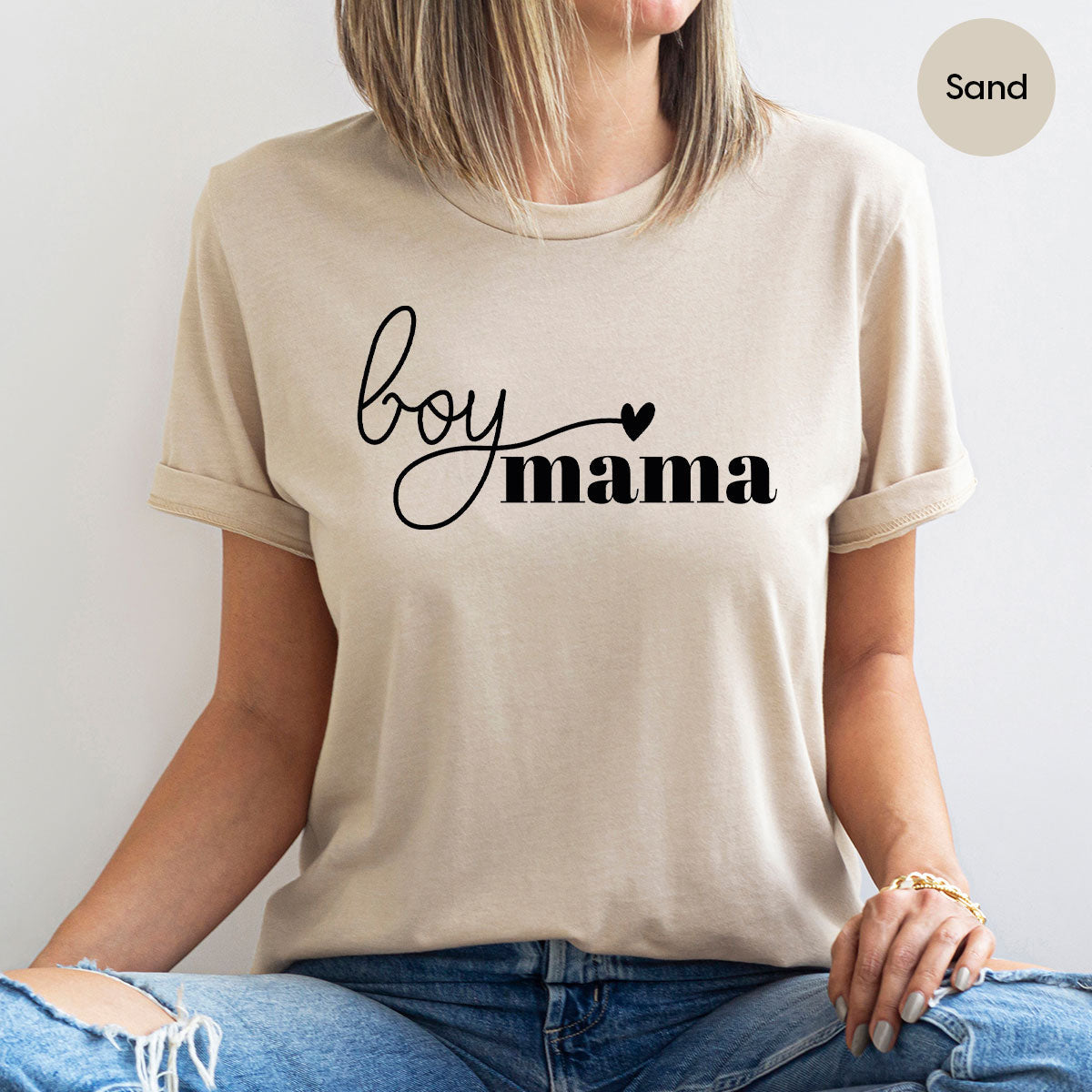 Mom and Boy Shirt. Mama Love Gift For Mother Tee product image 22