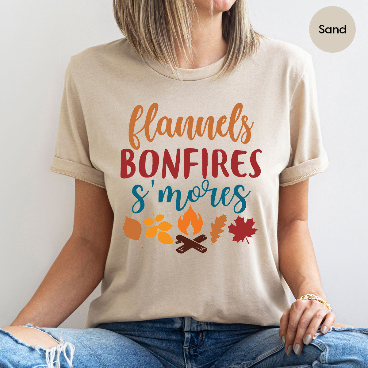 Thanksgiving Fall T-Shirt, 2022 Season Shirt, Bonfires Gift product image 32