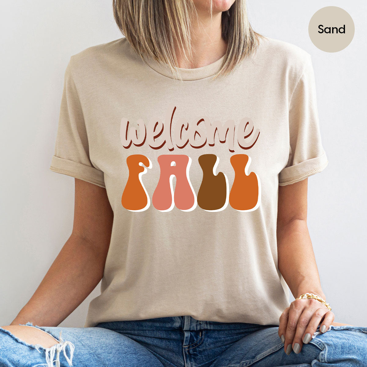 Welcome Fall Shirt, Season 2022 T-Shirt, Funny Tee, to Gift product image 33