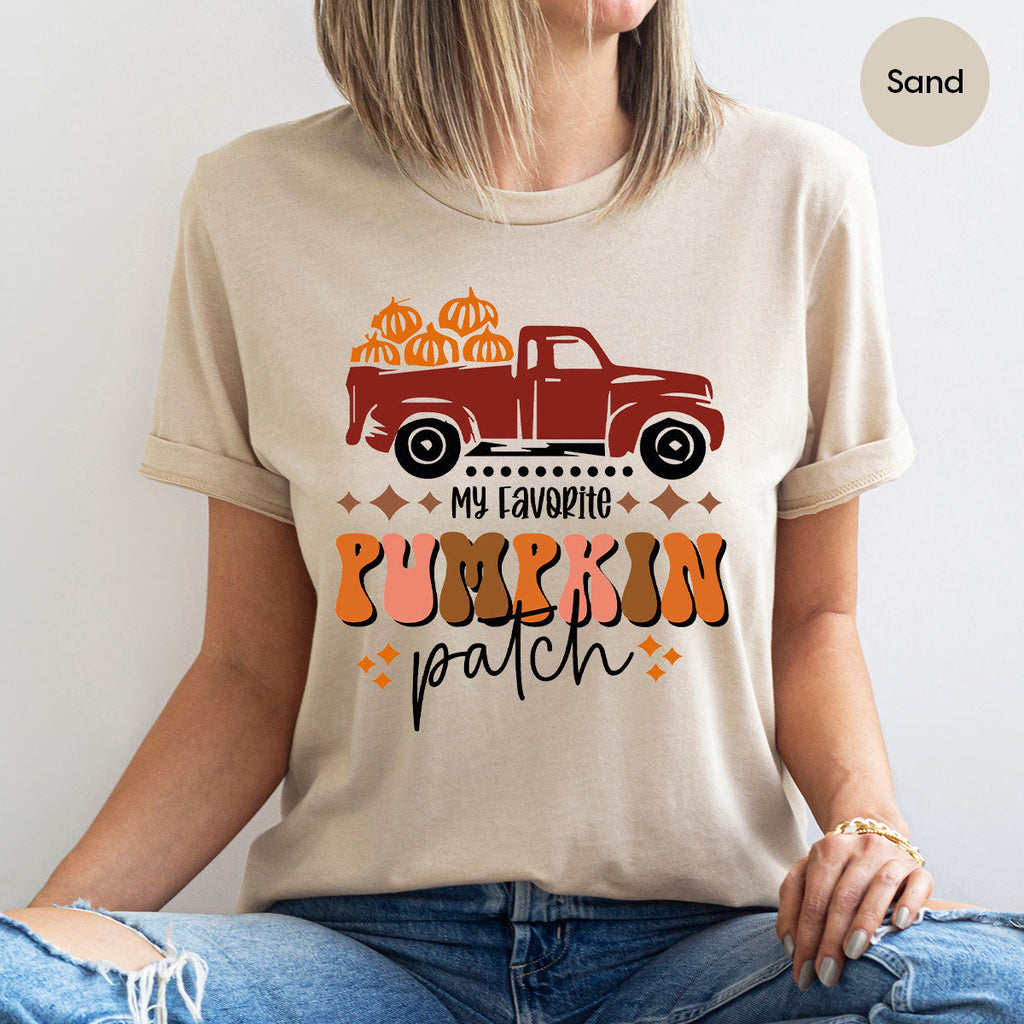 Pumpkin Truck Shirt, 2022 Harvest Season T-Shirt, Tee product image 32