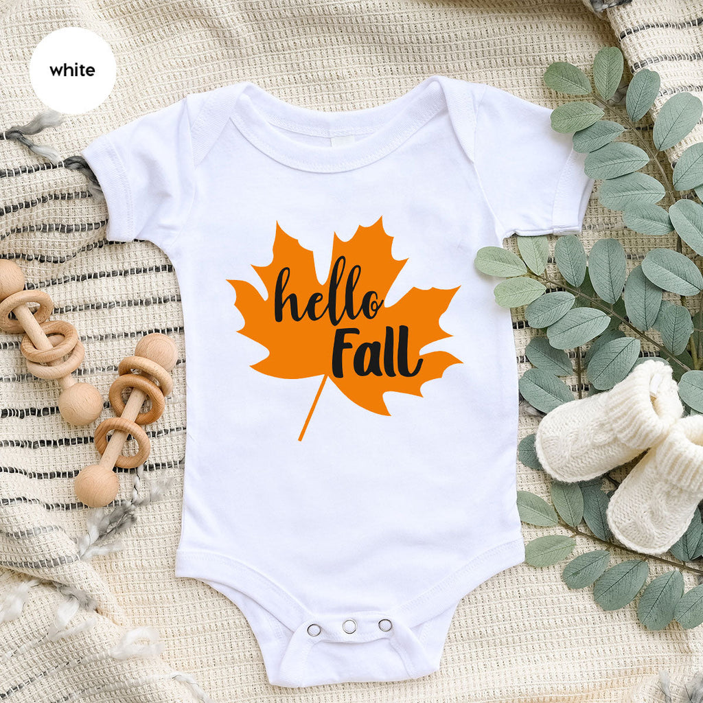 Hello Fall Shirt, 2022 Thanksgiving T-Shirt, Leaf Gift For product image 39