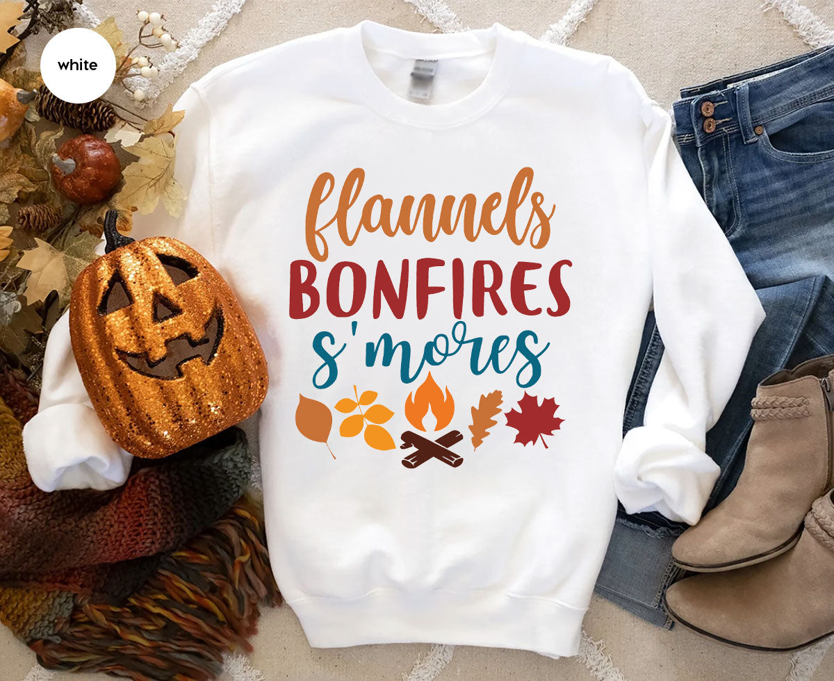 Thanksgiving Fall T-Shirt, 2022 Season Shirt, Bonfires Gift product image 40