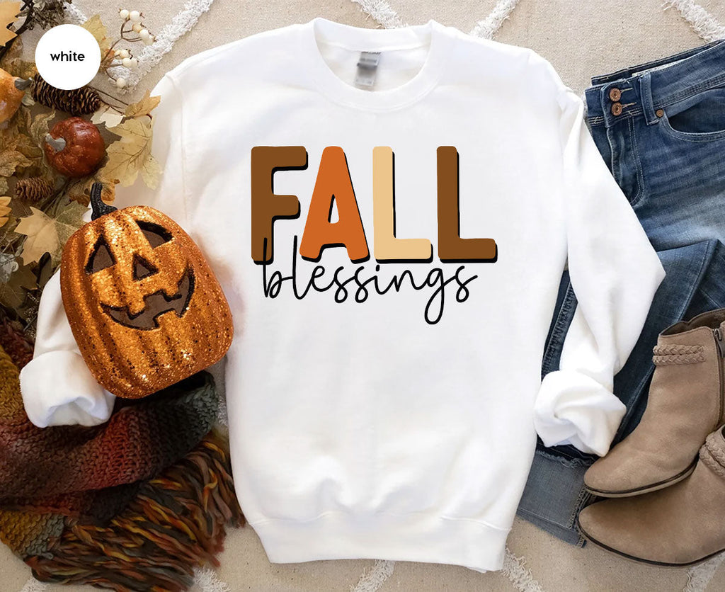 Fall Blessings Shirt, 2022 Season Autumn Graphic Tee product image 40