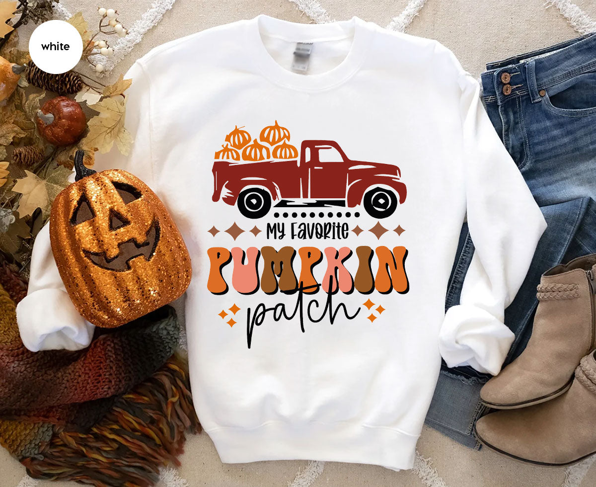 Pumpkin Truck Shirt, 2022 Harvest Season T-Shirt, Tee product image 40