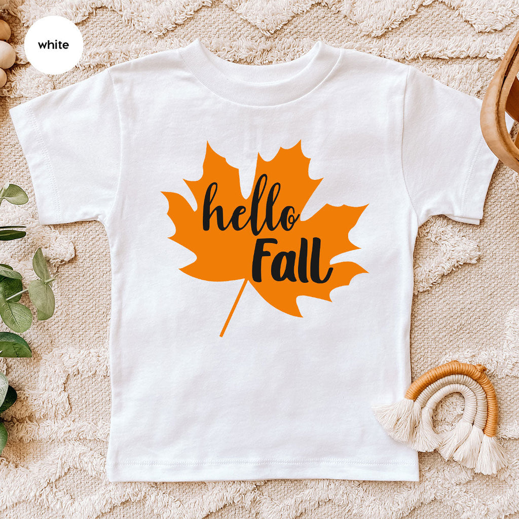 Hello Fall Shirt, 2022 Thanksgiving T-Shirt, Leaf Gift For product image 42