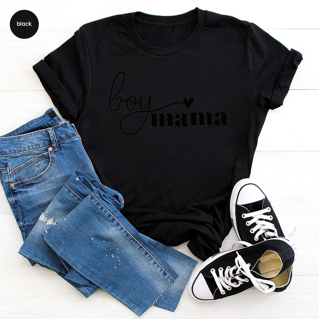 Mom and Boy Shirt. Mama Love Gift For Mother Tee product image 34