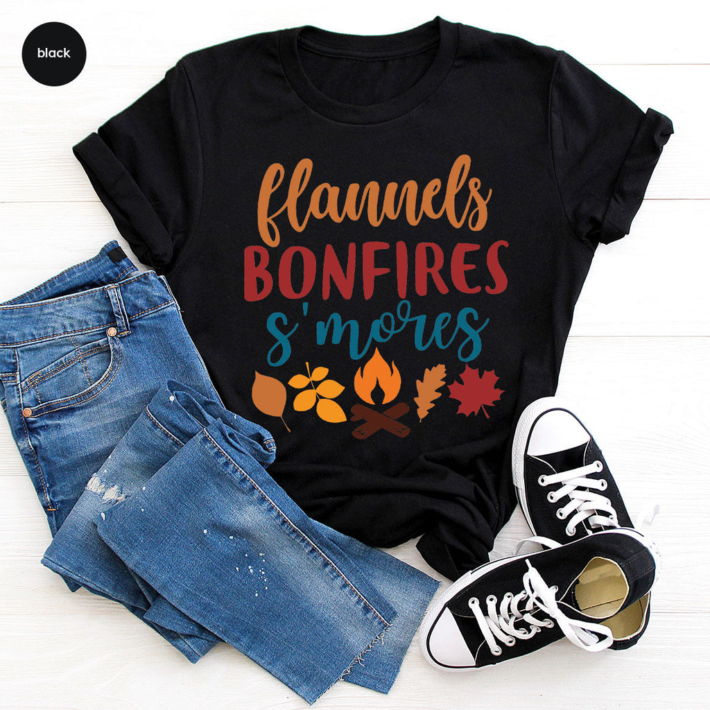 Thanksgiving Fall T-Shirt, 2022 Season Shirt, Bonfires Gift product image 2
