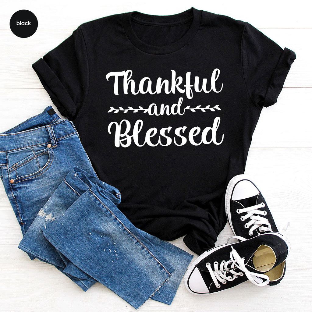 Thankful and Blessed Shirt, 2022 Thanksgiving Design product image 2