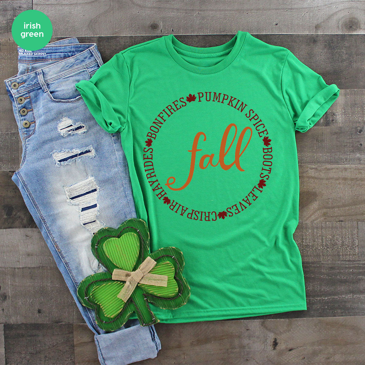 Circle Fall Shirt, Halloween T-Shirt, Tee product image 14