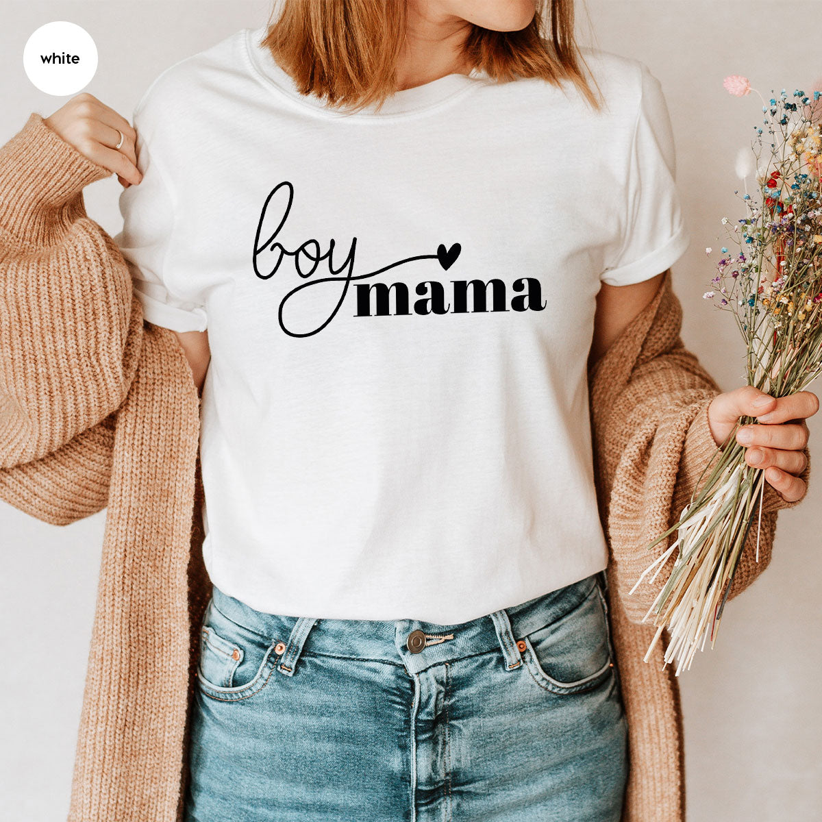 Mom and Boy Shirt. Mama Love Gift For Mother Tee product image 27