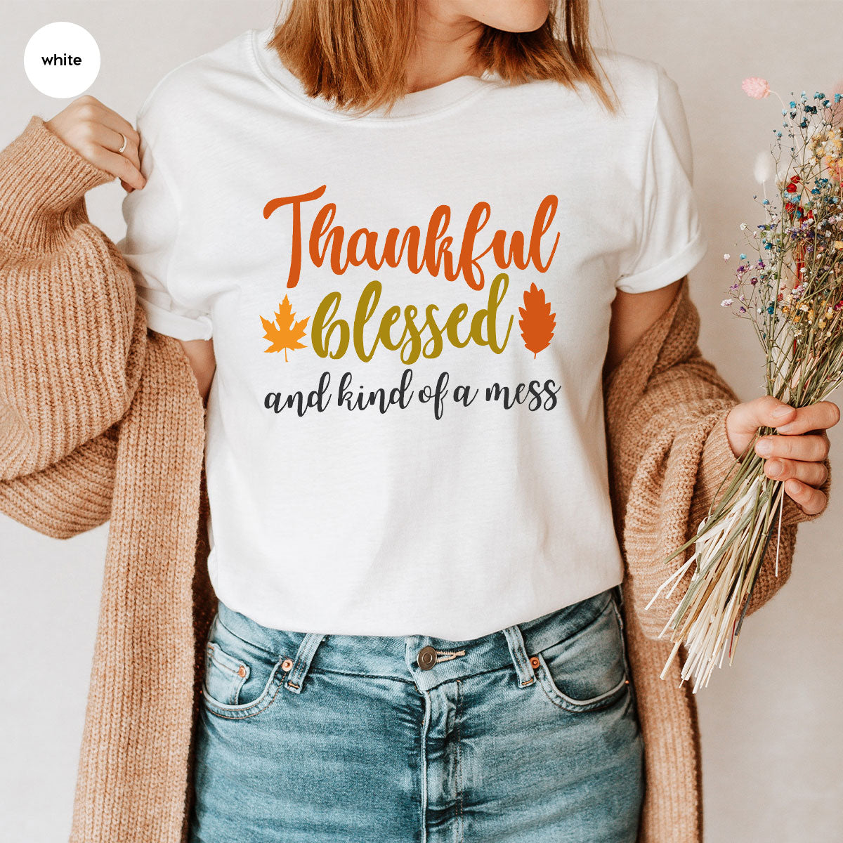2023 Thanksgiving Fall Shirt, Thankful For Hoodie product image 32