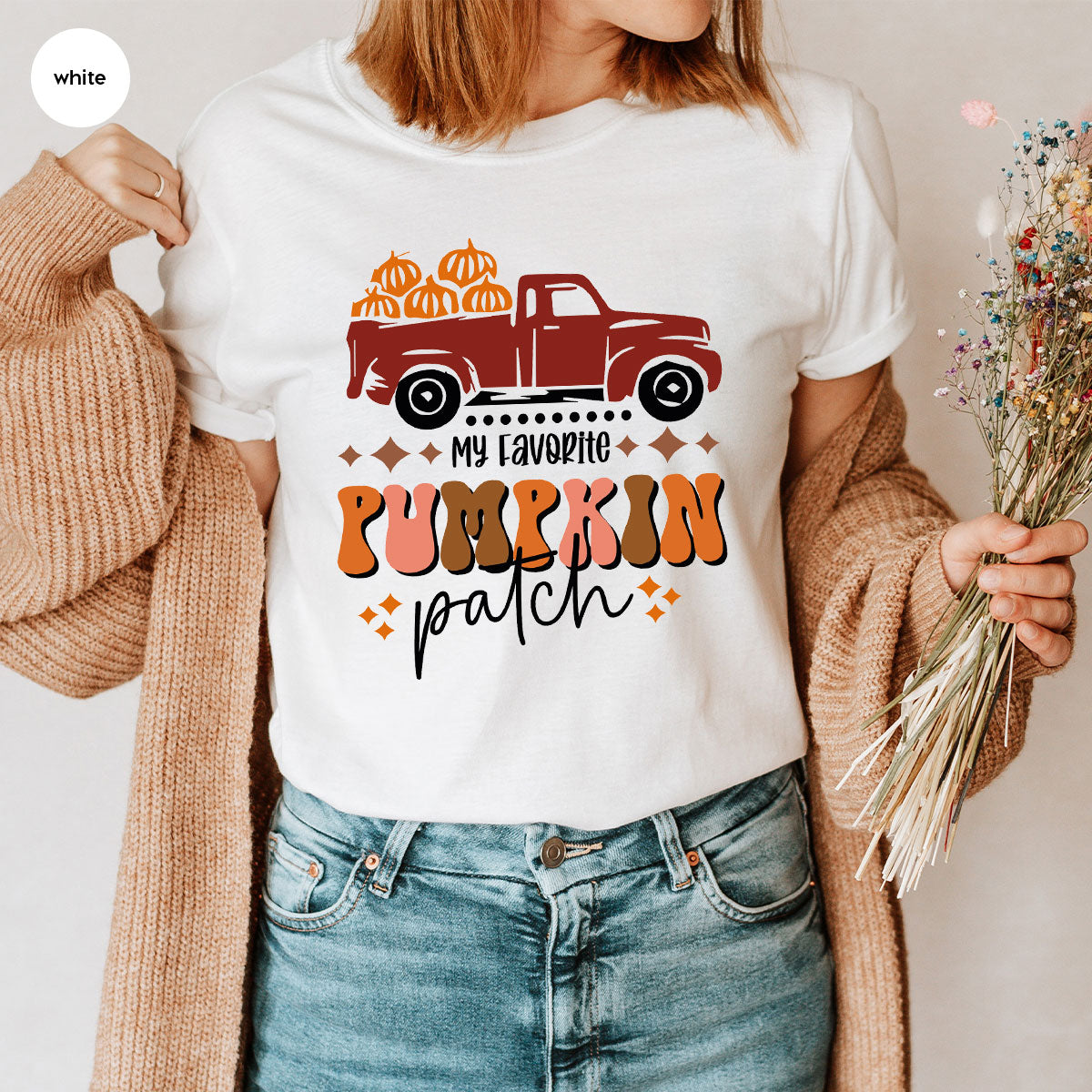 Pumpkin Truck Shirt, 2022 Harvest Season T-Shirt, Tee product image 37