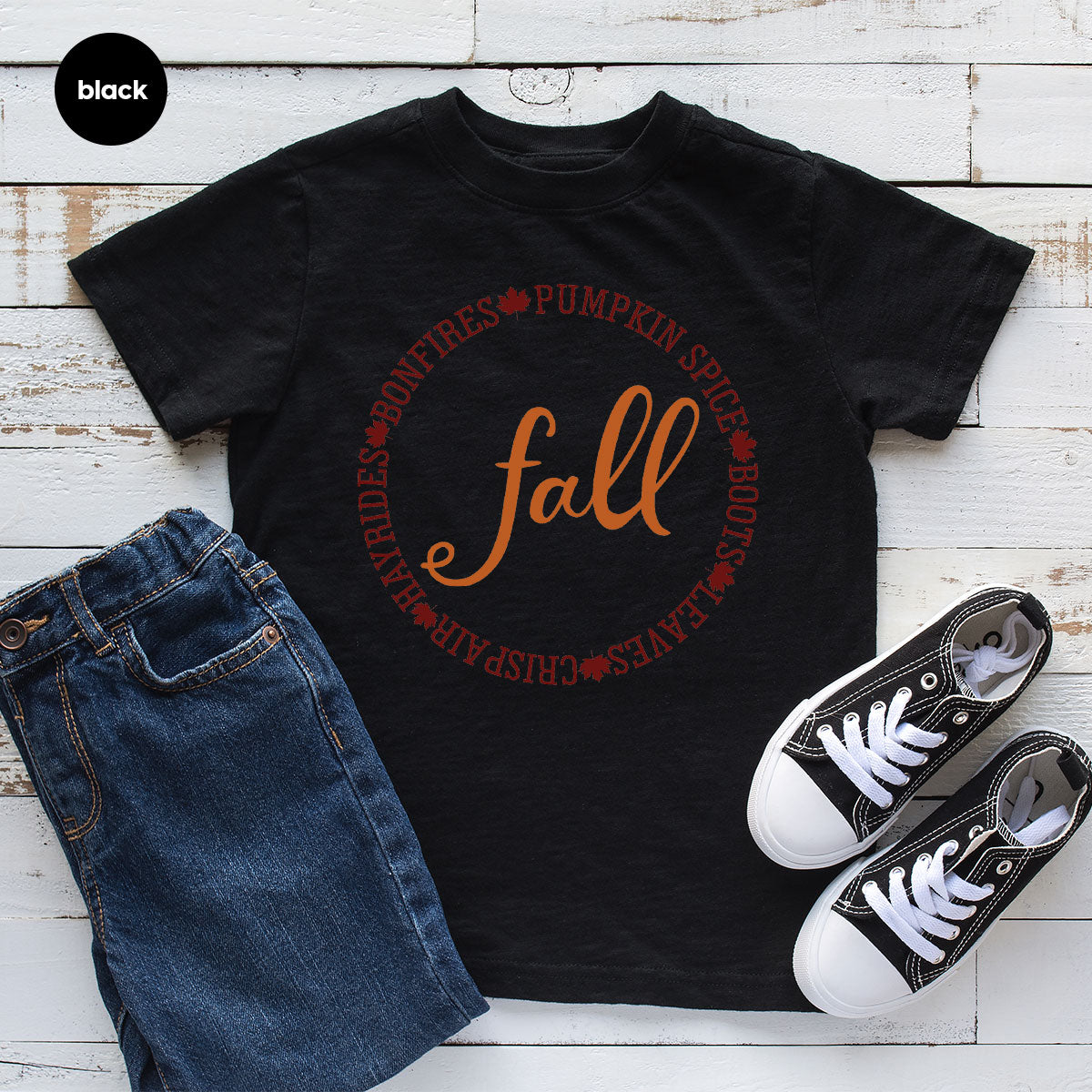 Circle Fall Shirt, Halloween T-Shirt, Tee product image 4