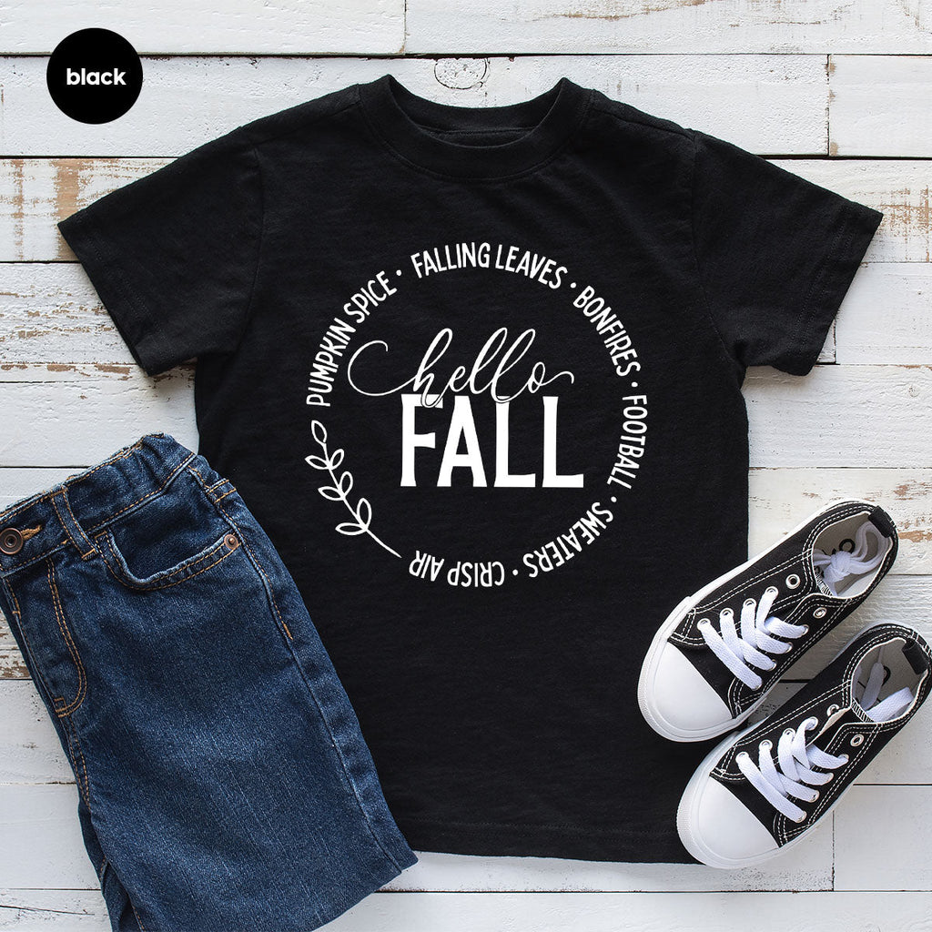 Falling Leaves Shirt, 2022 Pumpkin Season T-Shirt, Spice product image 5