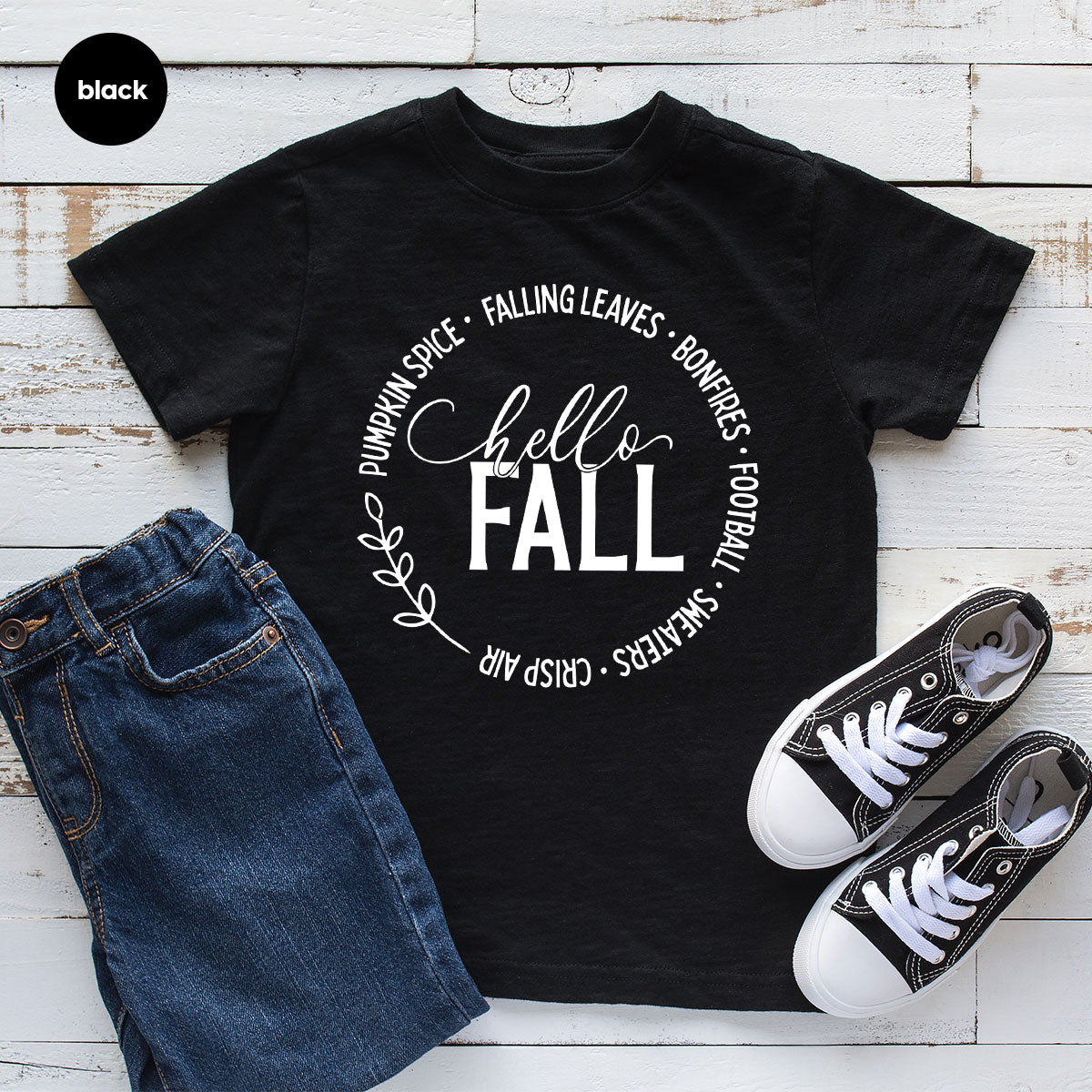 Falling Leaves Shirt, 2022 Pumpkin Season T-Shirt, Spice product image 5