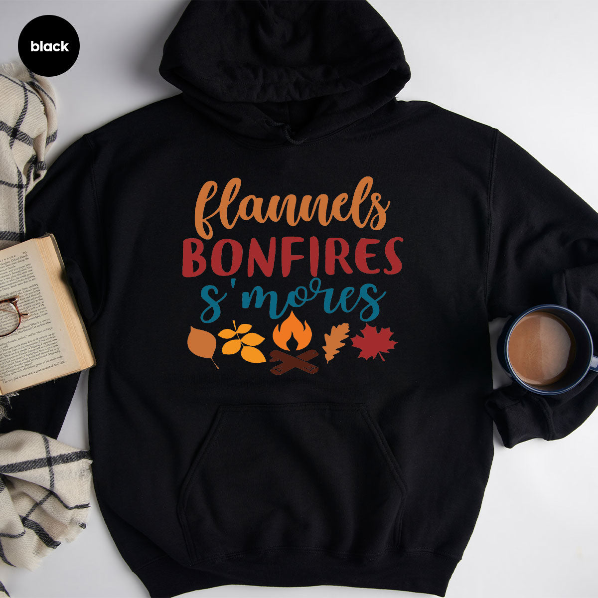 Thanksgiving Fall T-Shirt, 2022 Season Shirt, Bonfires Gift product image 12