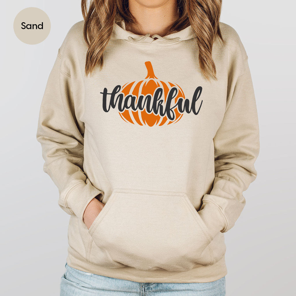 Thanksgiving 2022 Pumpkin Hoodie, Thankful product image 3