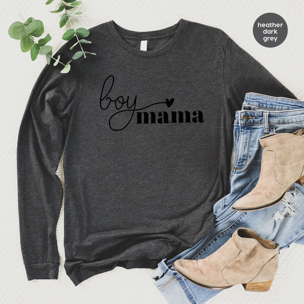 Mom and Boy Shirt. Mama Love Gift For Mother Tee product image 7