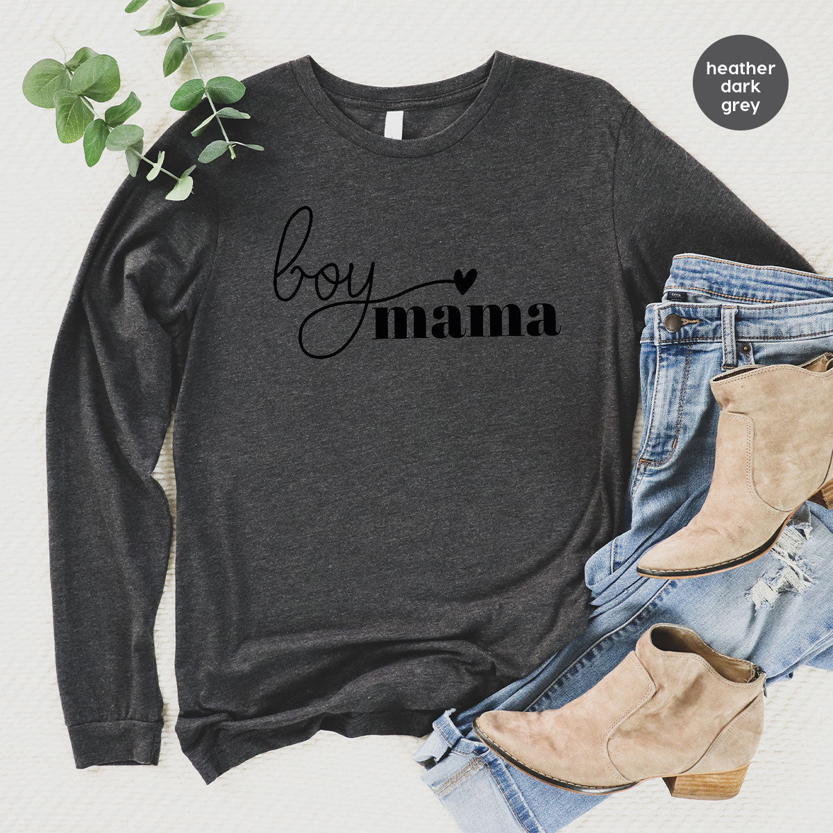 Mom and Boy Shirt. Mama Love Gift For Mother Tee product image 7