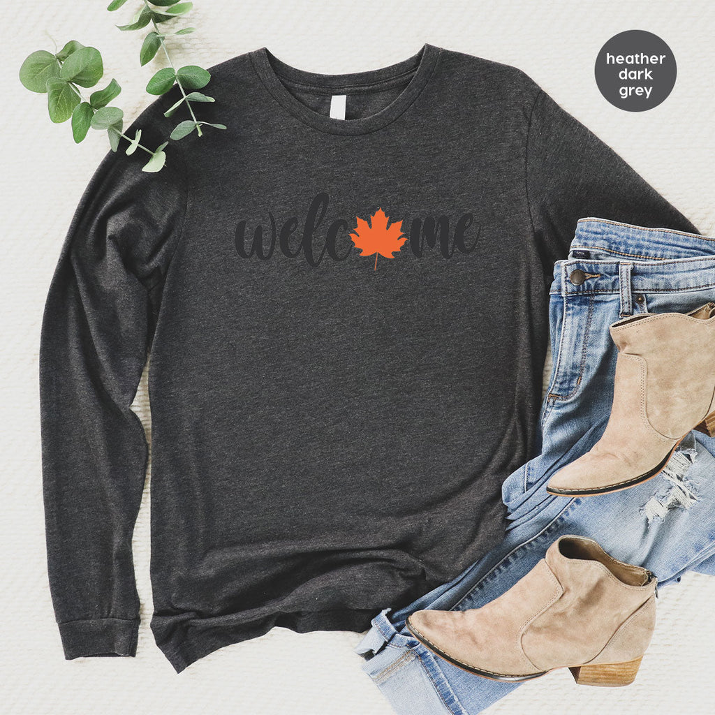 Fall Hoodie, Long Sleeve Shirt, 2022 Autumn Design, and product image 5