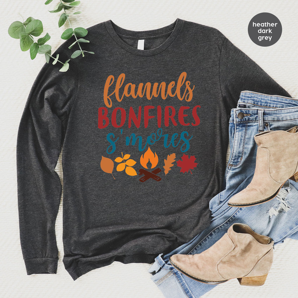Thanksgiving Fall T-Shirt, 2022 Season Shirt, Bonfires Gift product image 17