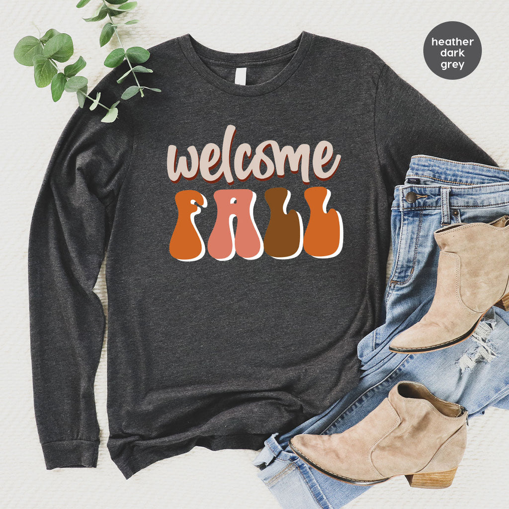 Welcome Fall Shirt, Season 2022 T-Shirt, Funny Tee, to Gift product image 19