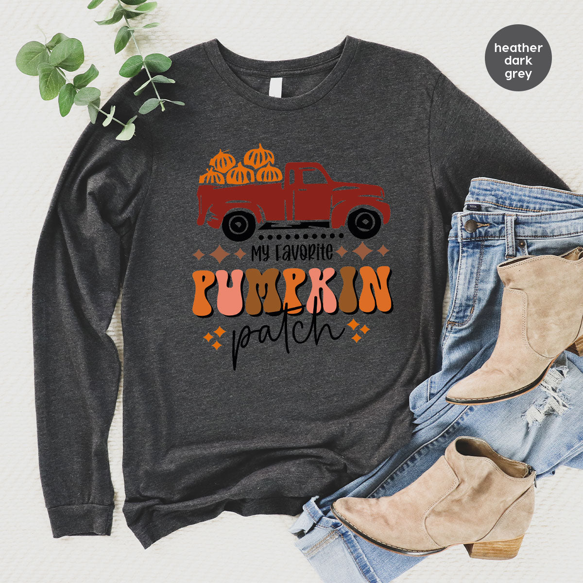 Pumpkin Truck Shirt, 2022 Harvest Season T-Shirt, Tee product image 17