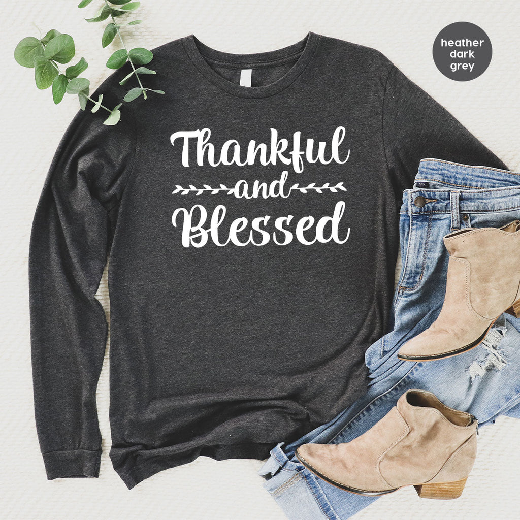 Thankful and Blessed Shirt, 2022 Thanksgiving Design product image 17