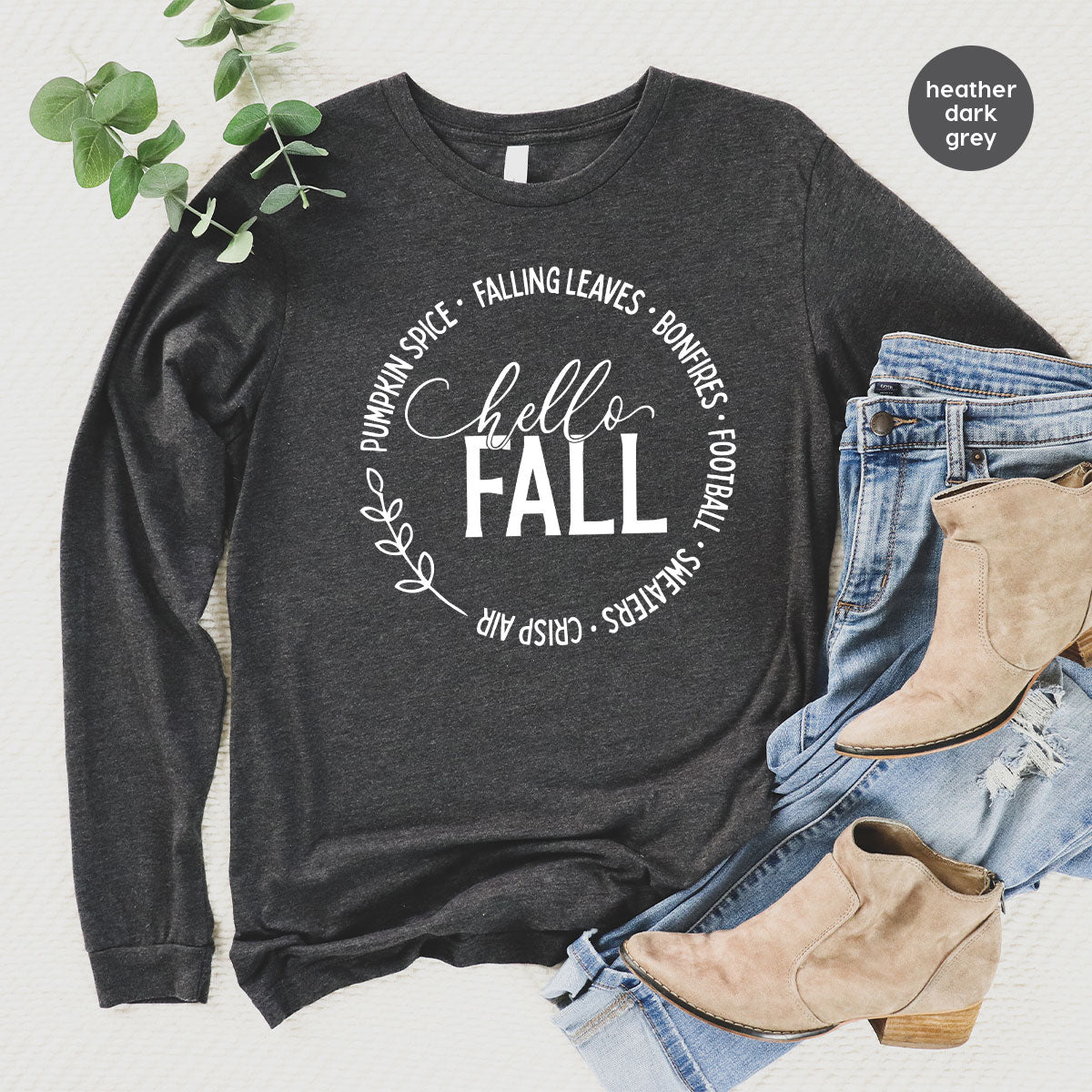 Falling Leaves Shirt, 2022 Pumpkin Season T-Shirt, Spice product image 18